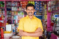 A man in a shop