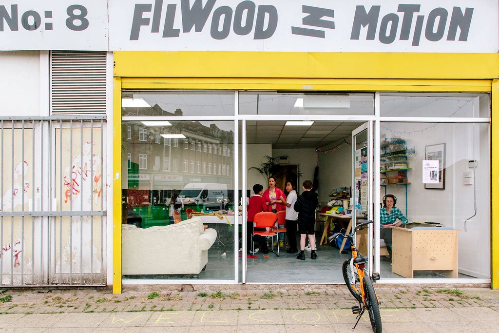 View of the front of Filwood in motion space at 8 Filwood Broadway