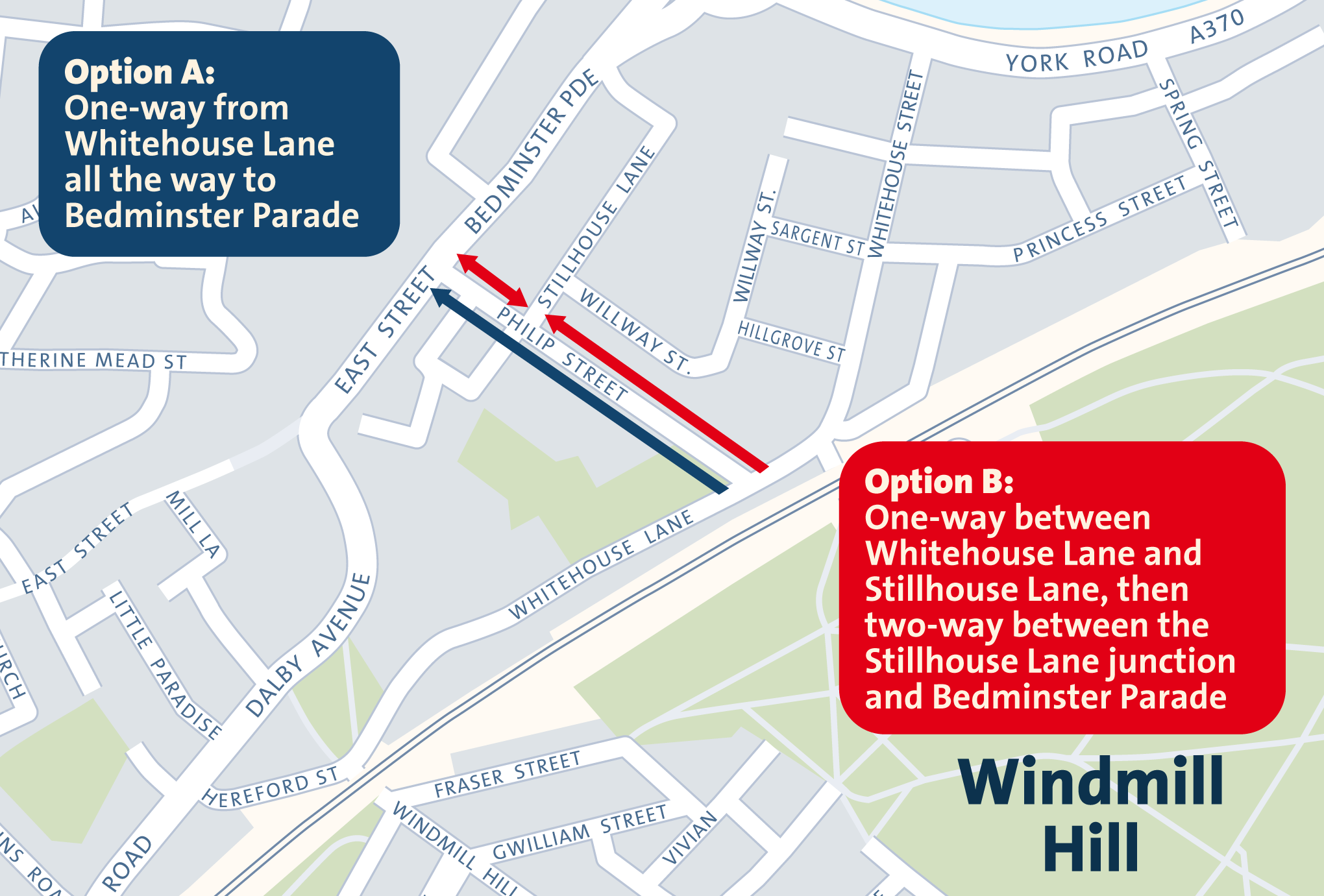 Map of Philip Street