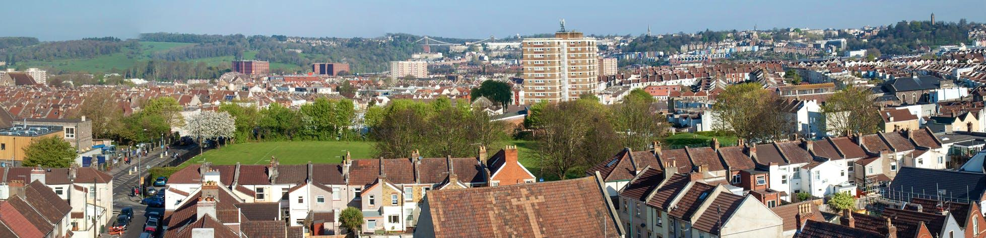 View over south Bristol