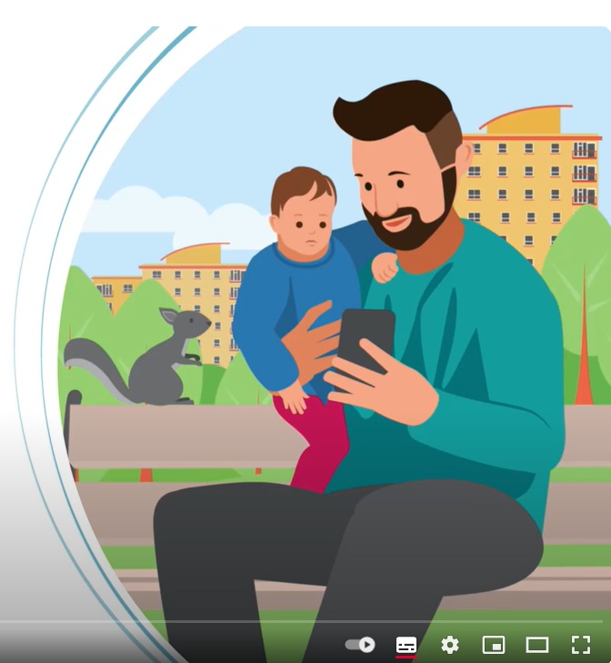 Man holding child
