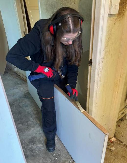 Masie, a Level 3 Site Carpentry Apprentice