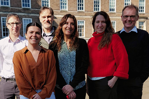 3 female and 3 male members of the Bristol City Council Economic development team